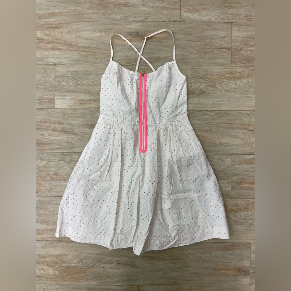 Lilly Pulitzer white Swiss dot dress, size 6
